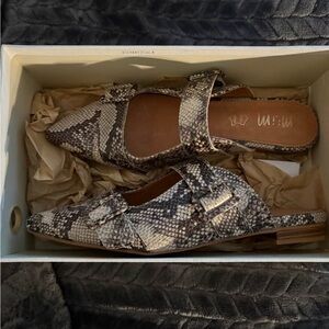 Snakeskin Patterned Women's Shoes